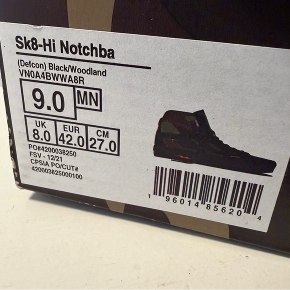 DEFCON Vans Sk8-Hi Notchback Gore-Tex - NWT - Picture 8 of 8